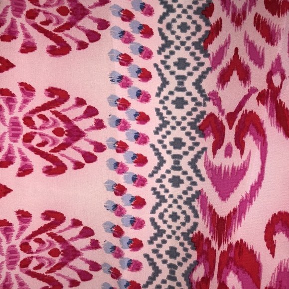 💕OSCAR DE LA RENTA💕IKAT FUSION CHEMISE💕 - Picture 4 of 9